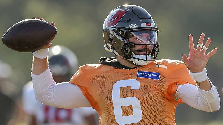 Baker Mayfield busca dar el salto definitivo con Tampa Bay. Baker Mayfield busca dar el salto definitivo con Tampa Bay.