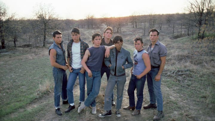 On the set of The Outsiders