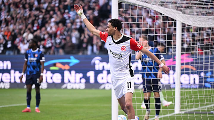 Hugo Ekitiké im Frankfurt-Trikot.