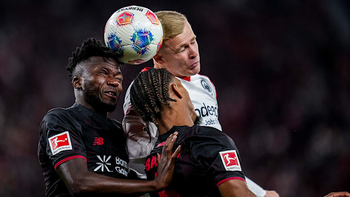 Burkardt rieb sich an der Leverkusener Defensive auf