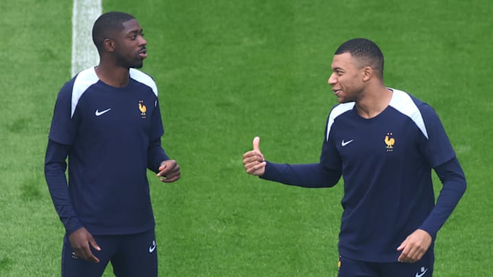 Dembelé y Mbappé, las principales figuras en la lista de Francia para la Copa del Mundo. Dembelé y Mbappé, las principales figuras en la lista de Francia para la Copa del Mundo.