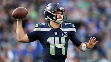 Sam Darnold, quarterback de los Seattle Seahawks.