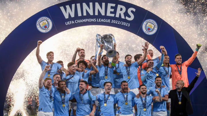 John Stones, Ruben Dias, Maximo Perrone, Bernardo Silva, Nathan Ake, Kyle Walker, Ilkay Gundogan, Rodri, Rico Lewis, Pep Guardiola, Kalvin Phillips, Sergio Gomez Martin, Riyad Mahrez, Aymeric Laporte, Erling Haaland, Scott Carson, Manuel Akanji, Kevin De Bruyne, Ederson, Phil Foden, Jack Grealish, Cole Palmer, Julian Alvarez, Stefan Ortega