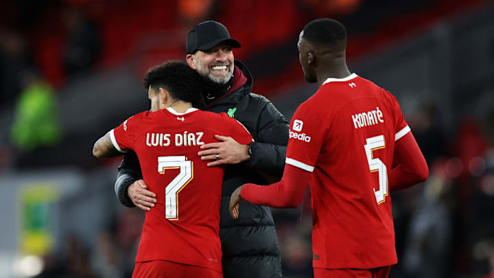 Juergen Klopp, Luis Diaz, Ibrahima Konate
