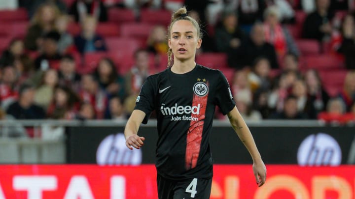 Sophia Kleinherne of SG Eintracht Frankfurt seen during the...