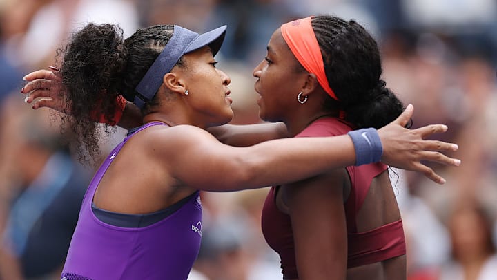 Naomi Osaka y Coco Gauff, en el US Open.