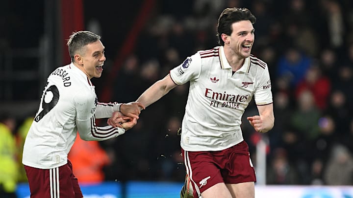 Declan Rice (right) was the difference-maker for Arsenal.