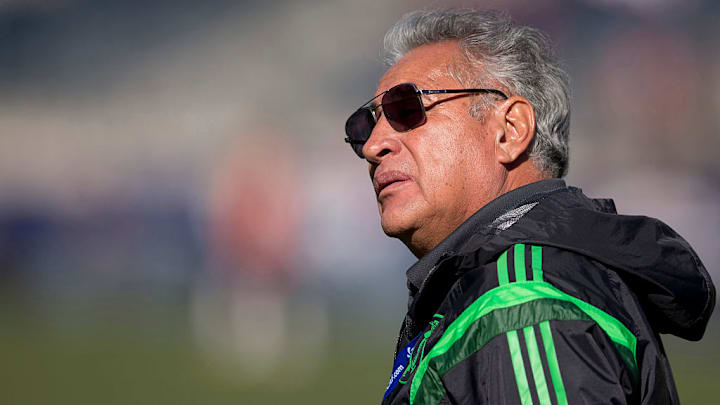 Leonardo Cuéllar, cuando dirigía a México en 2014.