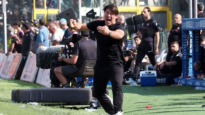 Andrea Sottil coach of Udinese, during the match of the...