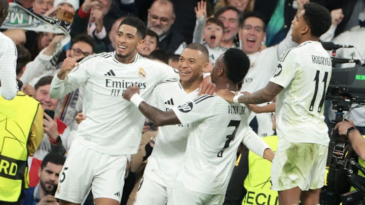 Kylian Mbappe, Jude Bellingham, Vinicius Jr, Rodrygo