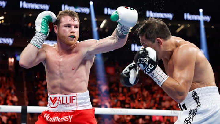 Saúl 'Canelo' Álvarez ante Gennady Golovkin, el 17 de septiembre de 2022.