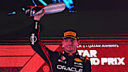 Max Verstappen celebra el título en Catar.