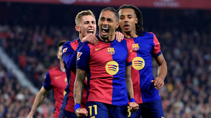 Raphinha, Fermin Lopez, Jules Kounde