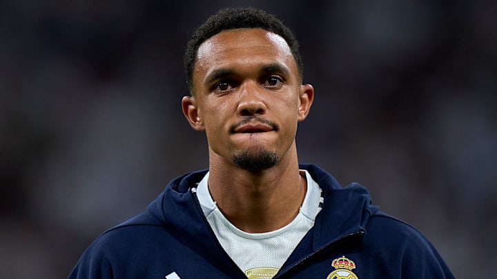 Trent Alexander-Arnold traded Liverpool for Real Madrid in June. Trent Alexander-Arnold traded Liverpool for Real Madrid in June.