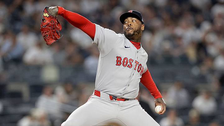 Se prevé que el cerrador de los Red Sox, Aroldis Chapman, figure entre los mejores relevistas disponibles en la fecha límite de cambios. Se prevé que el cerrador de los Red Sox, Aroldis Chapman, figure entre los mejores relevistas disponibles en la fecha límite de cambios.