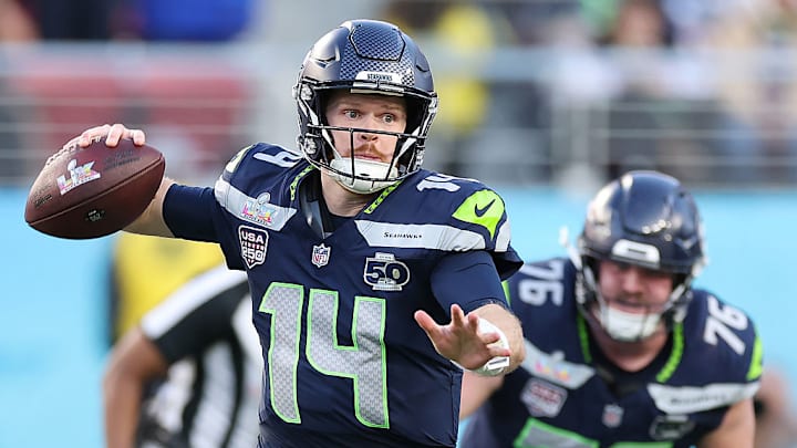 Sam Darnold no se salió del guion y llevó  a los Seahawks a ganar el Super Bowl.
