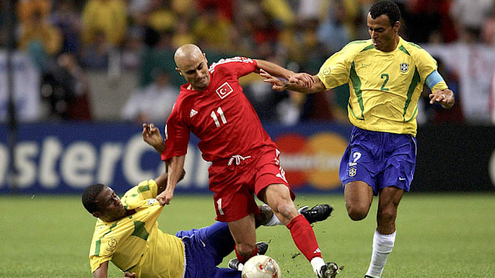 Sas, jogador da Turquia em partida contra o Brasil 