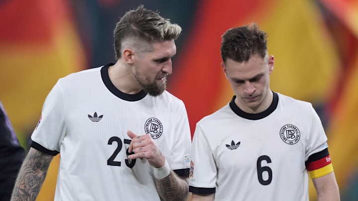 Robert Andrich und Joshua Kimmich stehen im DFB-Team regelmäßig gemeinsam auf dem Platz