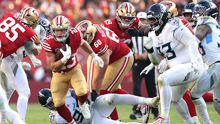 Christian McCaffrey (23), de los más destacados en el Fantasy de la NFL. Christian McCaffrey (23), de los más destacados en el Fantasy de la NFL.