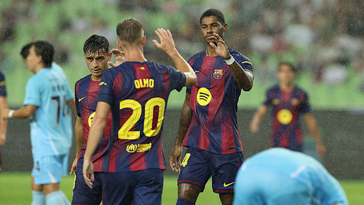 Marcus Rashfrod ya consiguió anotar gol con la camiseta del Barcelona.