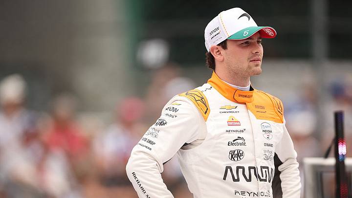 El piloto mexicano Pato O'Ward. El piloto mexicano Pato O'Ward.