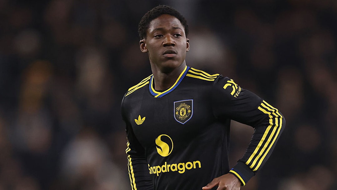 Kobbie Mainoo has not started in the Premier League this season.