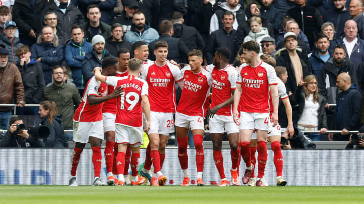 Kai Havertz, Bukayo Saka, Leandro Trossard, Ben White, Thomas Partey, Declan Rice, William Saliba, Gabriel