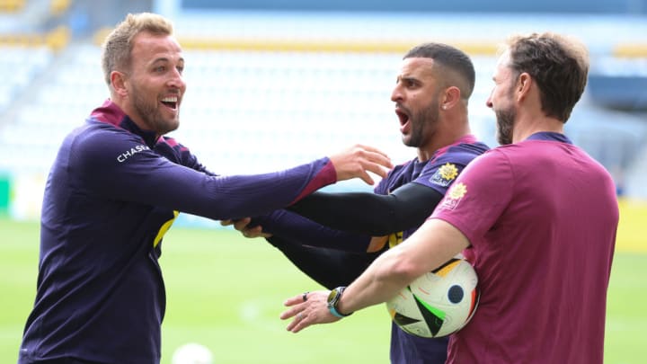 Harry Kane, Kyle Walker, Gareth Southgate
