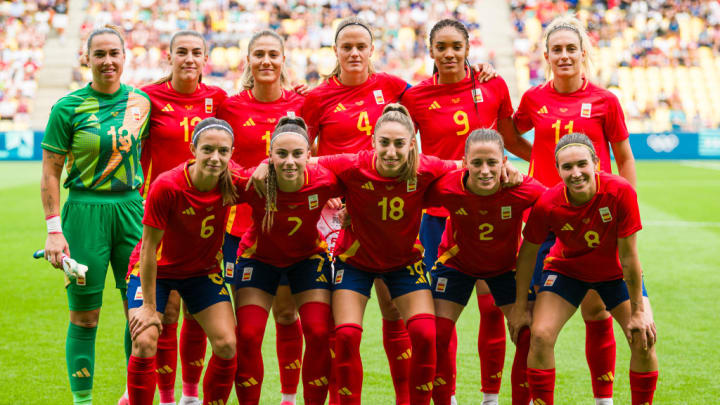 Aitana Bonmati, Patri Guijarro, Irene Paredes, Olga Carmona, Mariona Caldentey, Athenea