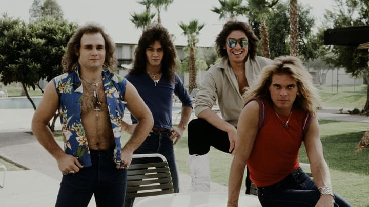 David Lee Roth, Michael Anthony, Eddie Van Halen, Alex Halen