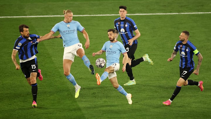 Erling Haaland, Bernardo Silva, Francesco Acerbi