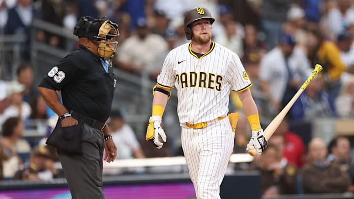 Laz Diaz had a brutal night in San Diego. Laz Diaz had a brutal night in San Diego.