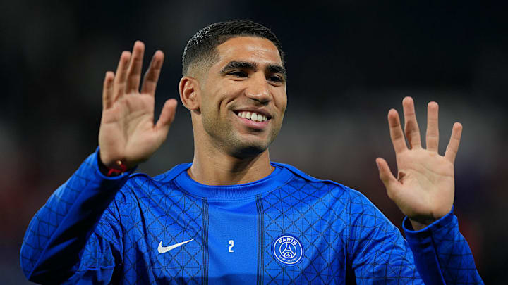 Achraf Hakimi, defensa del París Saint-Germain y capitán de la selección de Marruecos.