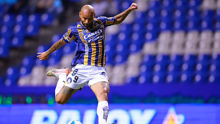 Joao Pedro, delantero del San Luis Joao Pedro, delantero del San Luis