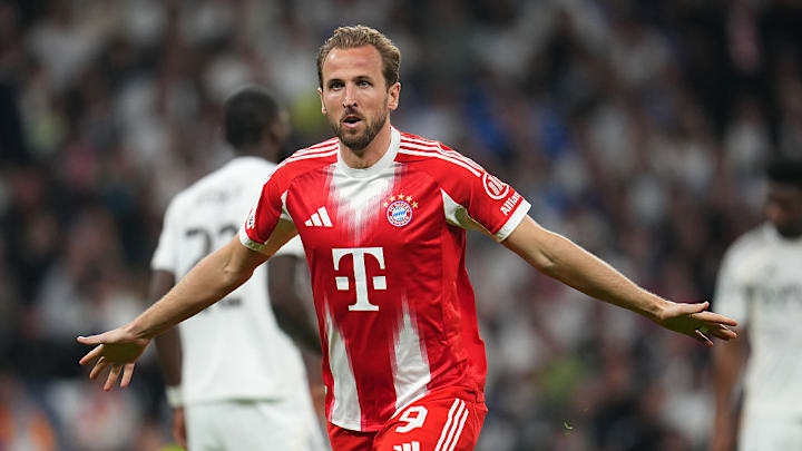 Harry Kane marcó uno de los goles con el que el Bayern venció de visitante al Real Madrid. Harry Kane marcó uno de los goles con el que el Bayern venció de visitante al Real Madrid.