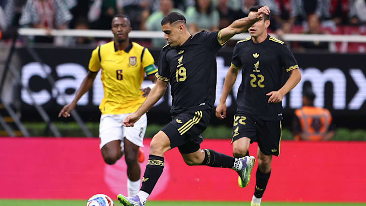 Germán Berterame fue el autor del gol de México.