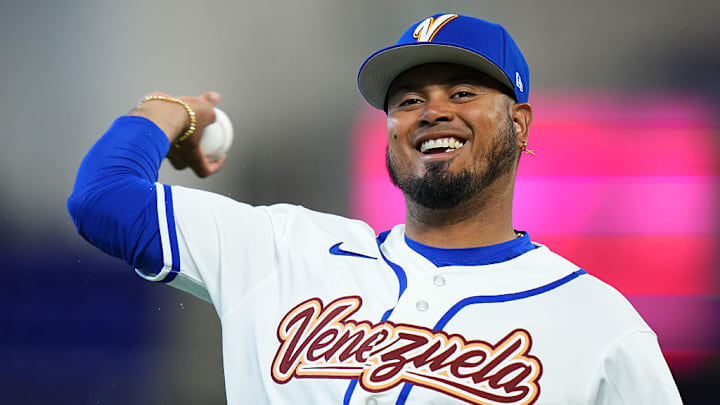 Luis Arráez, pelotero de Venezuela, que derrotó a Países Bajos. Luis Arráez, pelotero de Venezuela, que derrotó a Países Bajos.