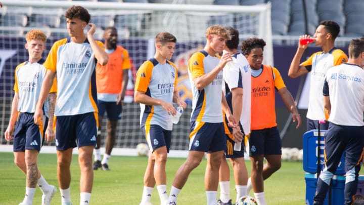 Training session of Real Madrid in Chicago, Illinois