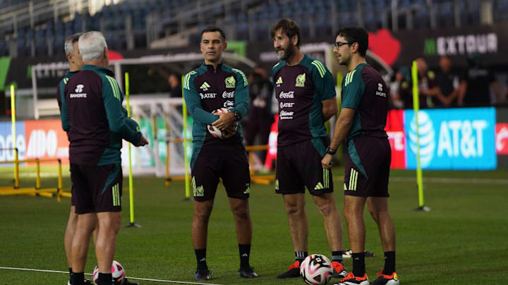 Rafael Marquez, assistant coach of the   Mexican national...