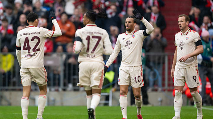 Harry Kane, Leroy Sane, Jamal Musiala, Michael Olise
