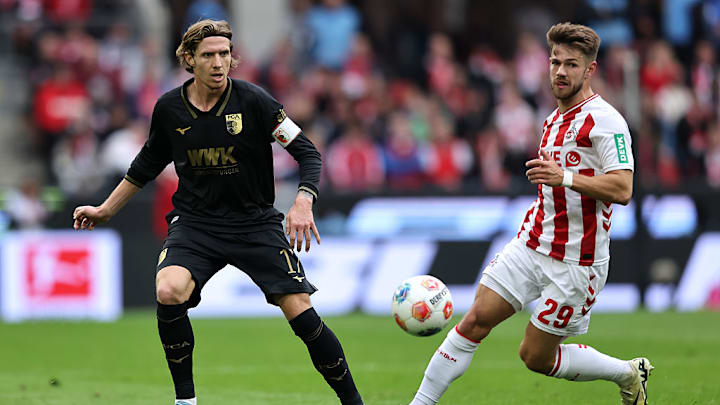 Kristijan Jakic im Duell mit Kölns Jan Thielmann