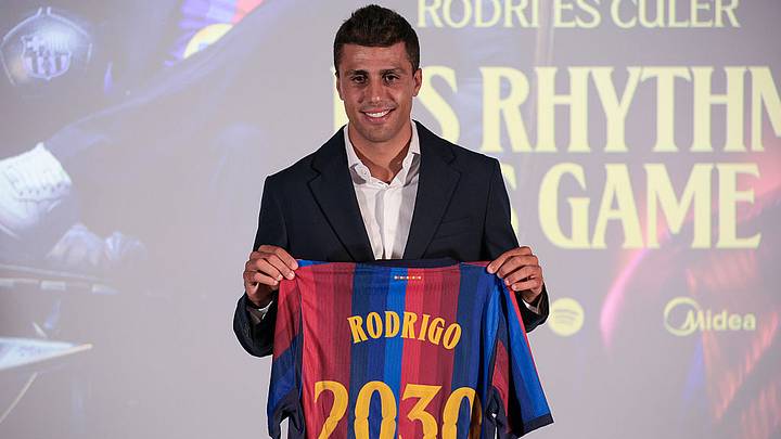 Rodri es nuevo fichaje del Barcelona hasta 2030. Rodri es nuevo fichaje del Barcelona hasta 2030.