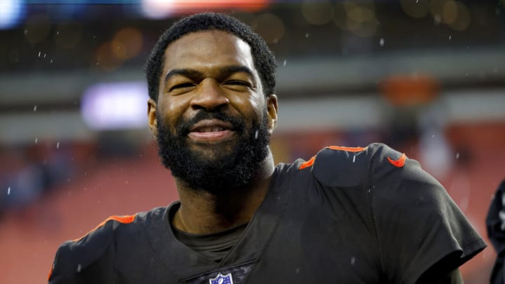 Jacoby Brissett gets emotional leaving the field for the last time as the Browns starter. Jacoby Brissett gets emotional leaving the field for the last time as the Browns starter.