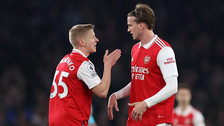 Oleksandr Zinchenko y Rob Holding