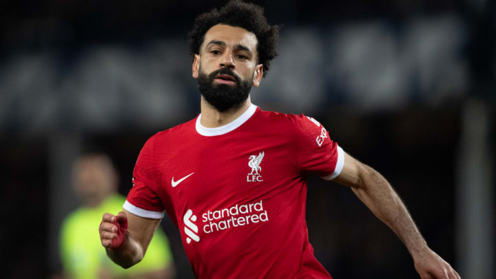 Mohamed Salah, atacante do Liverpool em 202