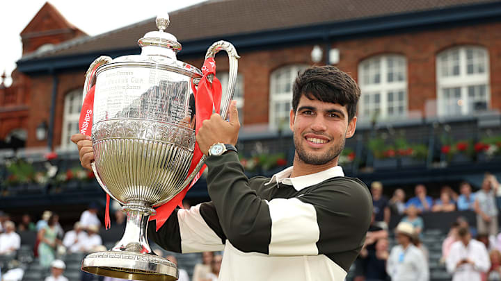 Carlos Alcaraz ganó Queen's apenas el fin de semana pasado.