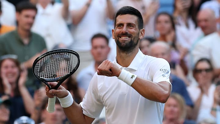 Djokovic sigue en buen camino en Wimbledon. Djokovic sigue en buen camino en Wimbledon.