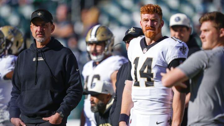 New Orleans Saints head coach Dennis Allen discusses his team's QB situation before Week 18. New Orleans Saints head coach Dennis Allen discusses his team's QB situation before Week 18.