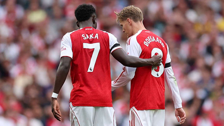Both Bukayo Saka and Martin Ødegaard were unable to finish the win over Leeds. |  Julian Finney/Getty Images