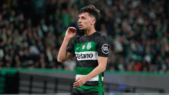Gabriel Teixeira (Biel) of Sporting CP in action during the...